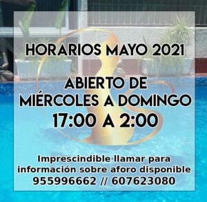 Horarios de Mayo 2021