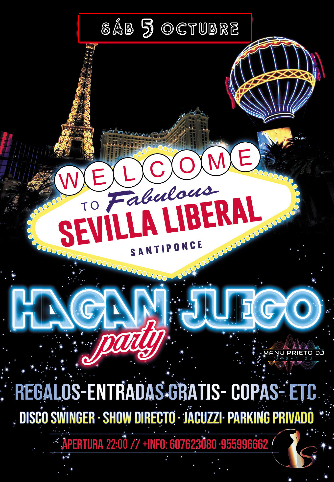 HAGAN JUEGO!! (CON NOCHES GRATIS EN SEVILLA LIBERAL, COPAS, CHUPITOS, REGALOS…)