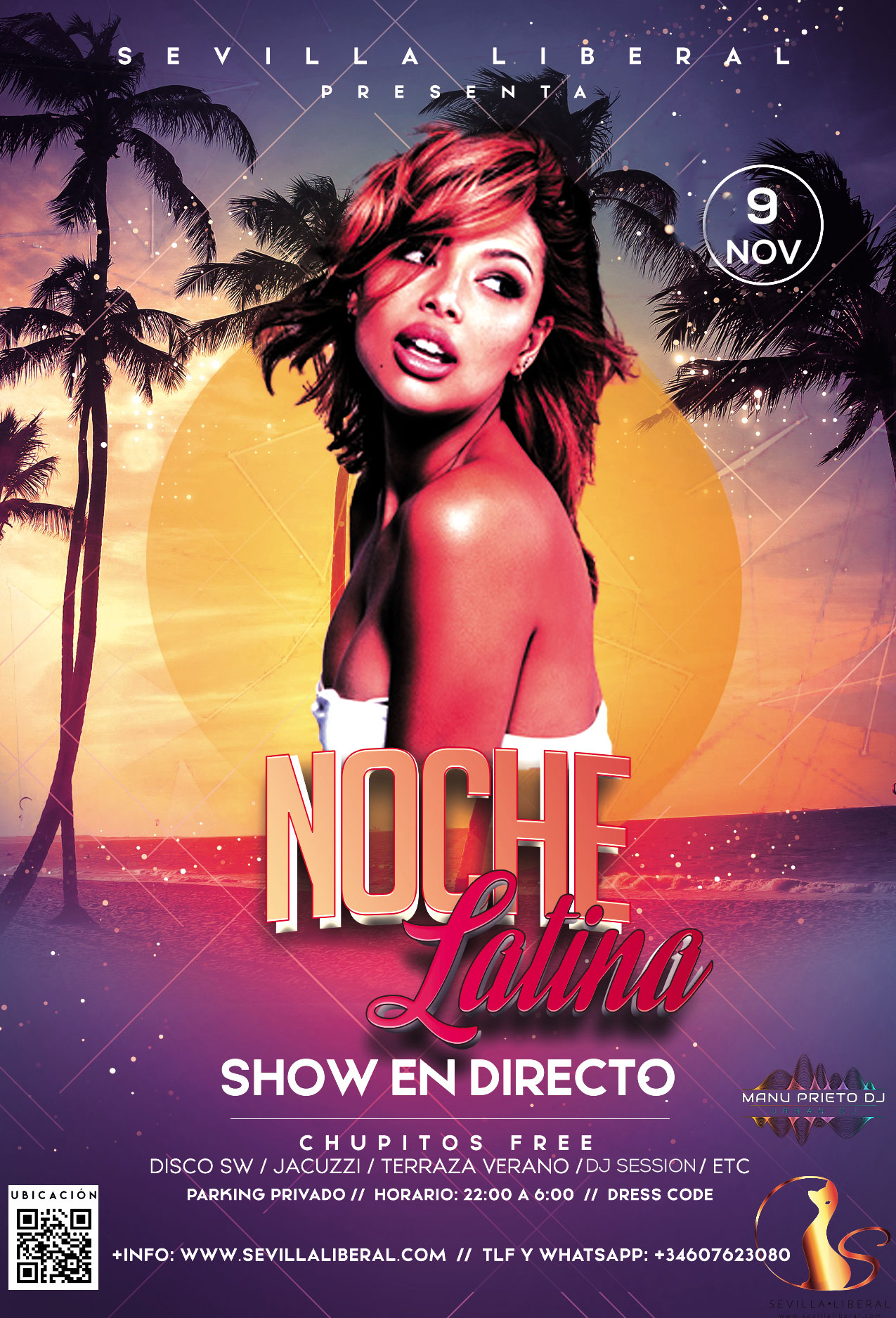 NOCHE LATINA by SEVILLA LIBERAL- SÁBADO 9 NOV