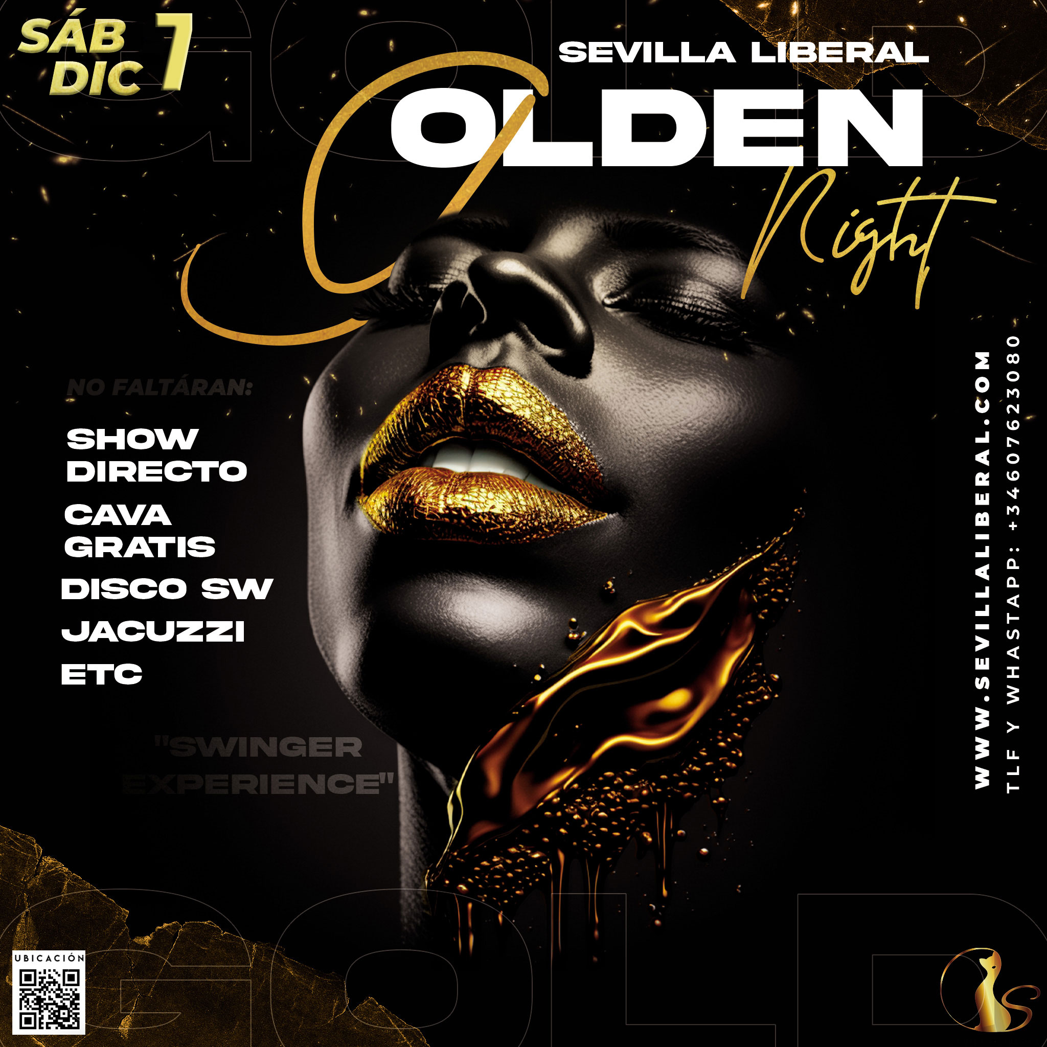 GOLDEN NIGHT – SÁBADO 7 DICIEMBRE