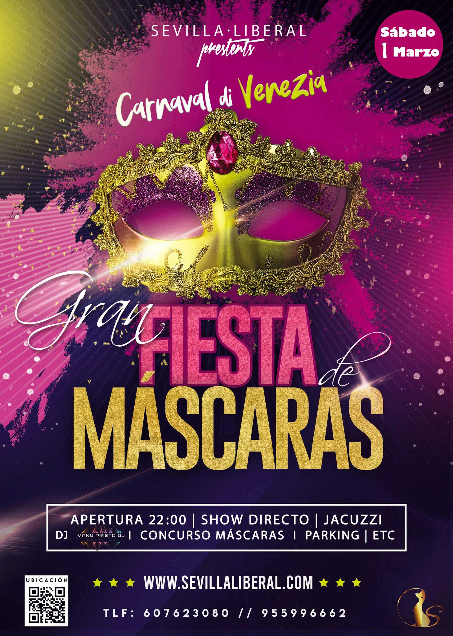 CARNAVAL DI VENEZIA (GRAN FIESTA DE MÁSCARAS 2025)- SÁBADO 1 MARZO