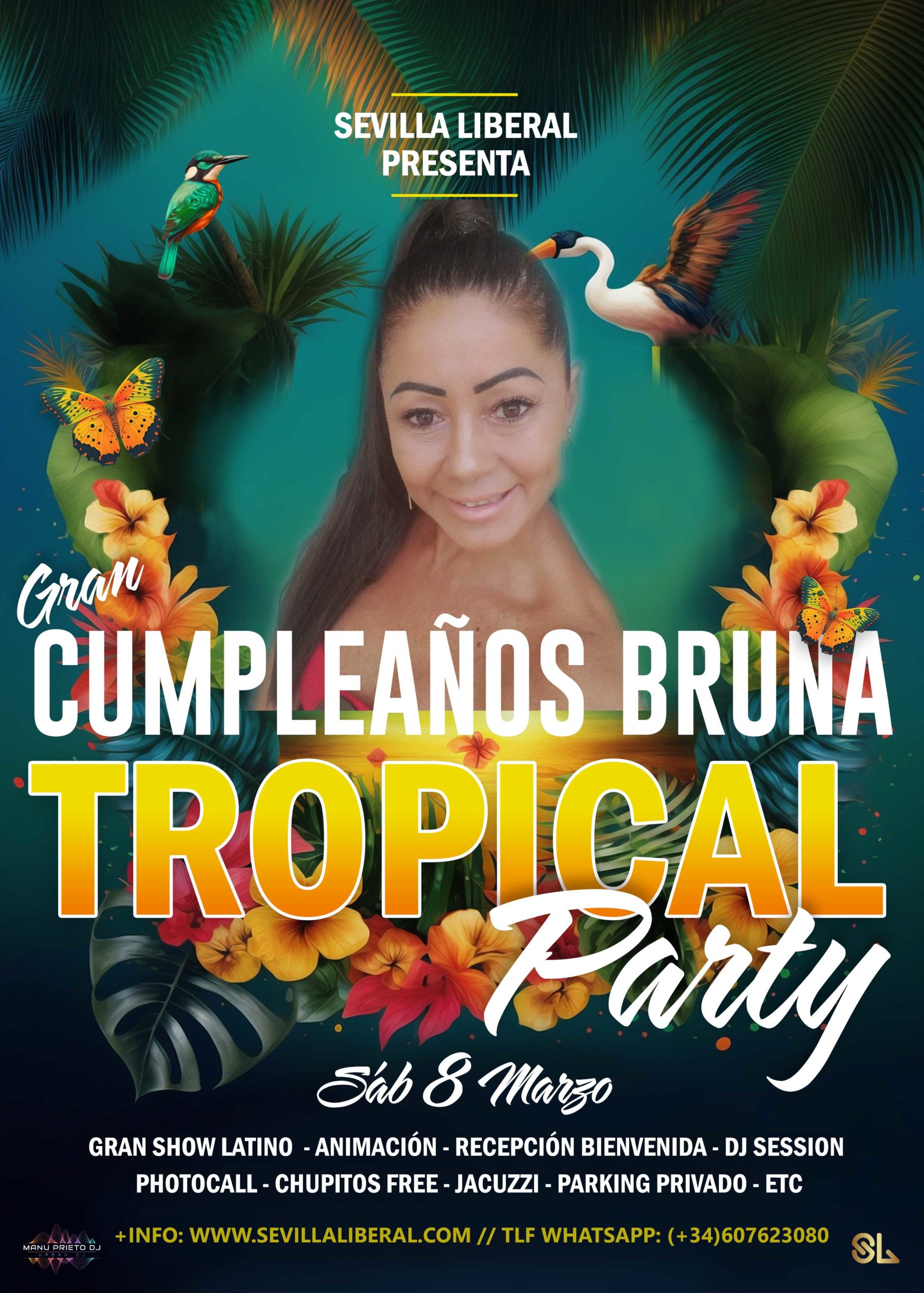 TROPICAL PARTY (GRAN CUMPLEAÑOS BRUNA RR.PP)