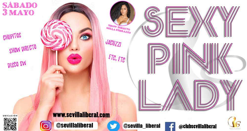 SEXY PINK LADY – SÁBADO 3 MAYO