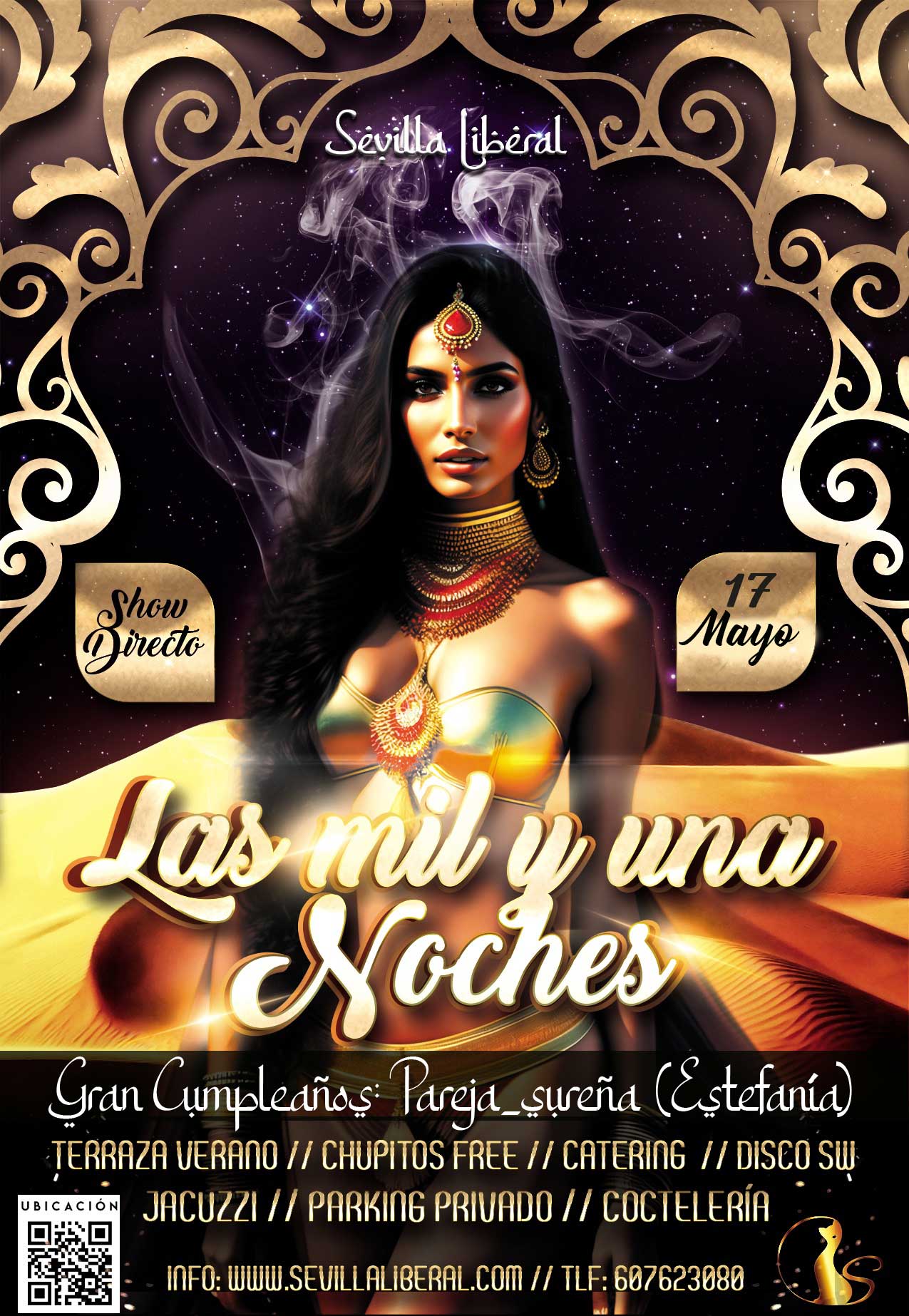 FIESTA DE LAS MIL Y UNA NOCHES- SÁBADO 17 MAYO