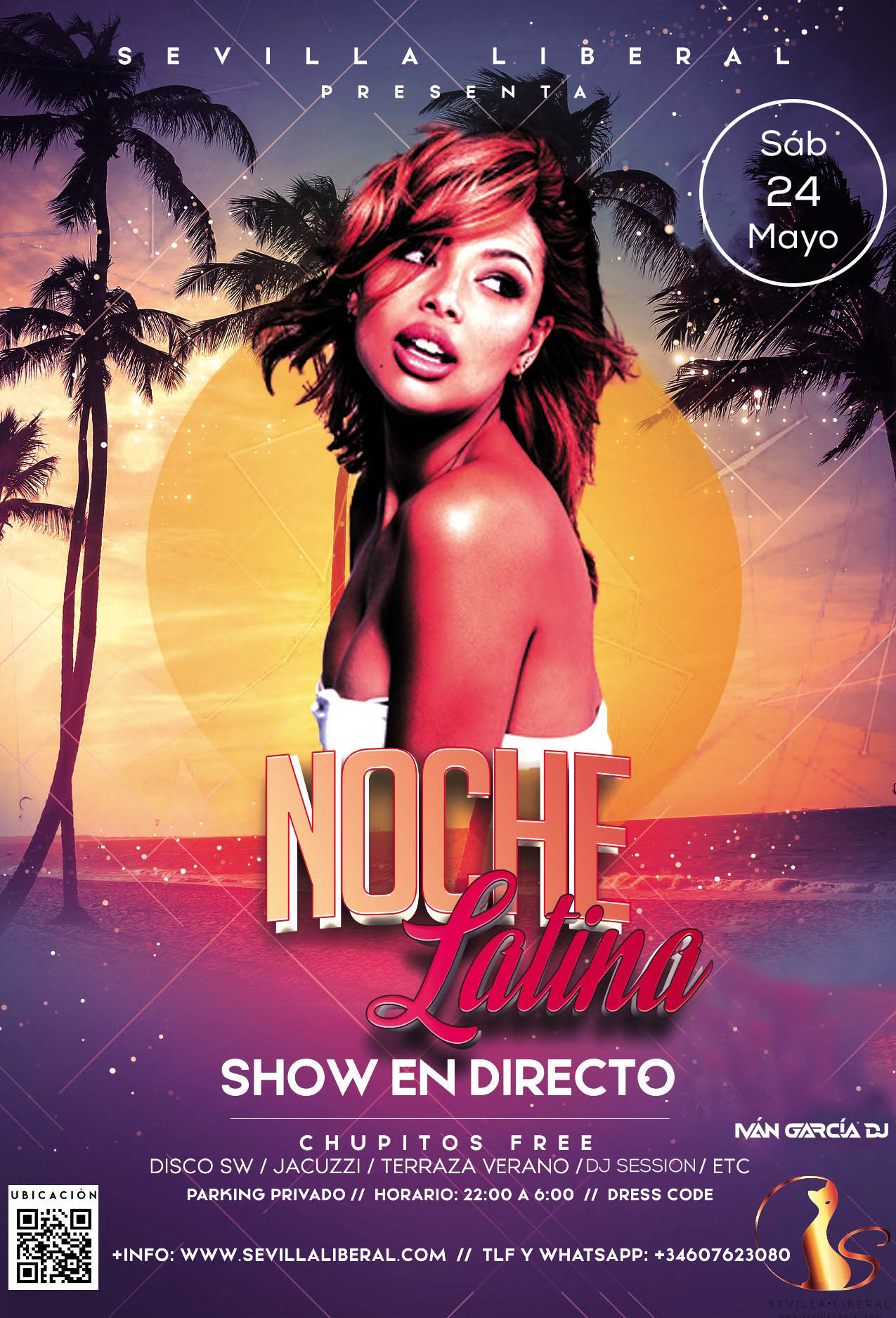NOCHE LATINA by SEVILLA LIBERAL – SÁBADO 24 MAYO