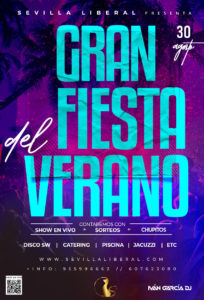 GRAN FIESTA DEL VERANO 2025 – SÁBADO 30 AGOSTO