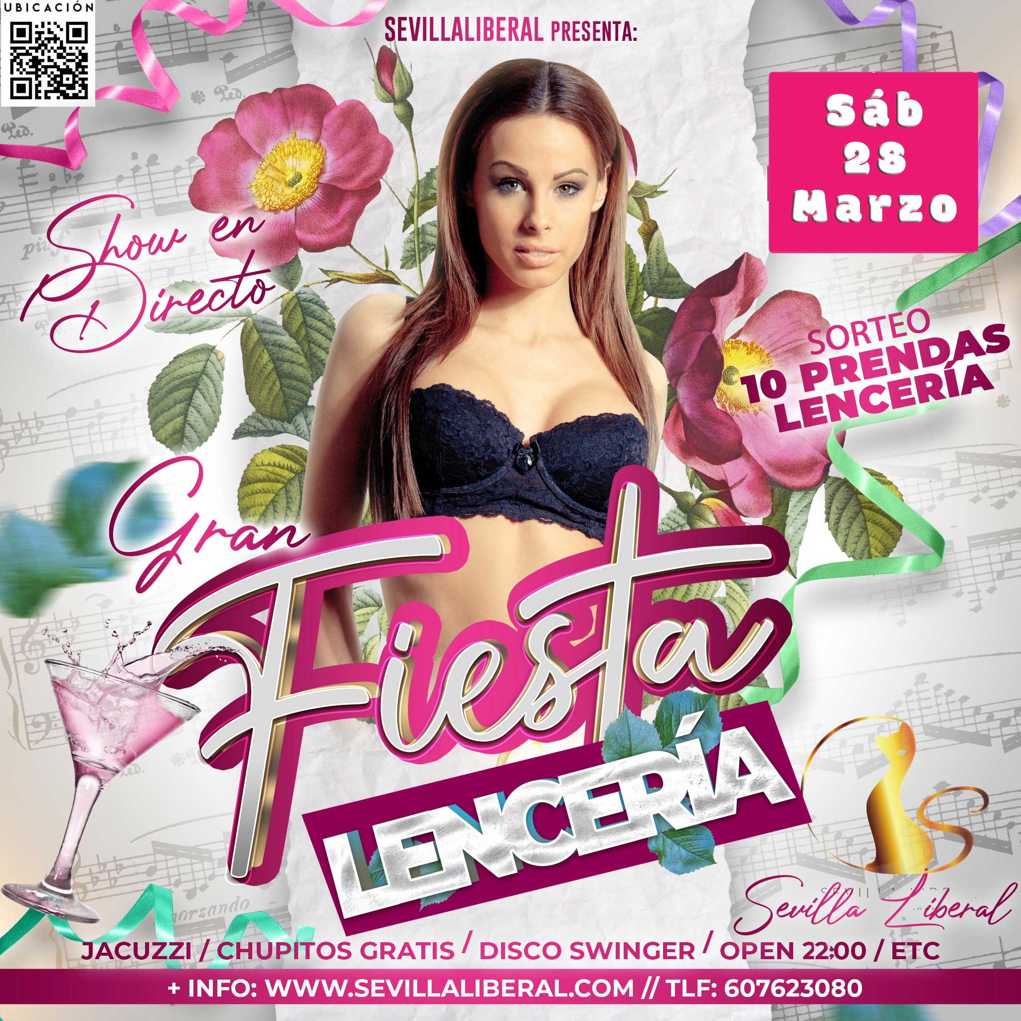 Lee más sobre el artículo GRAN FIESTA DE LENCERÍA- SÁBADO 28 MARZO