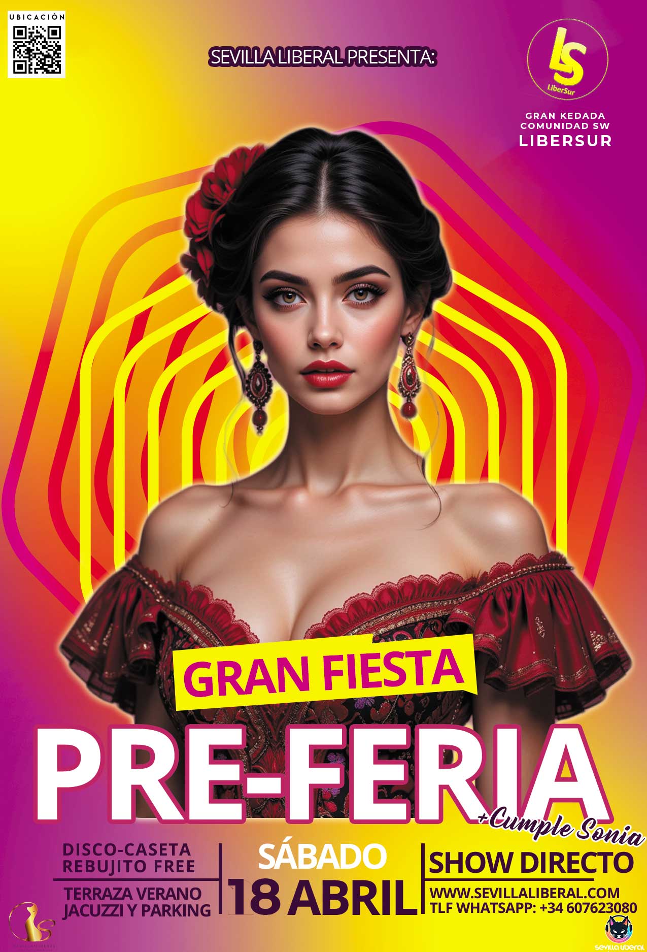En este momento estás viendo GRAN FIESTA PRE-FERIA + KEDADA COMUNIDAD LIBERSUR- SÁBADO 18 ABRIL