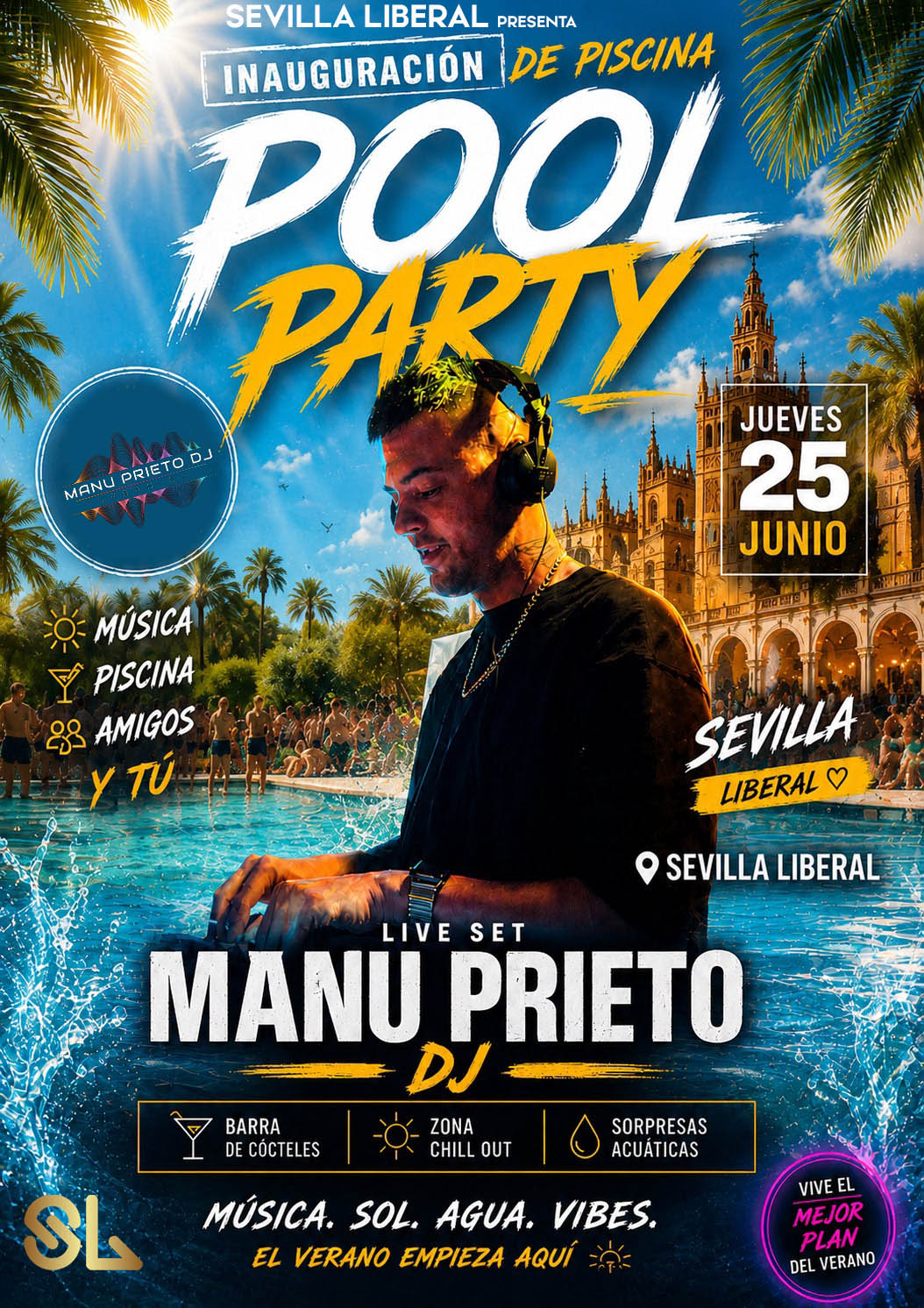 En este momento estás viendo GRAN FIESTA INAUGURACIÓN JUEVES POOL PARTY- JUEVES 25 JUNIO