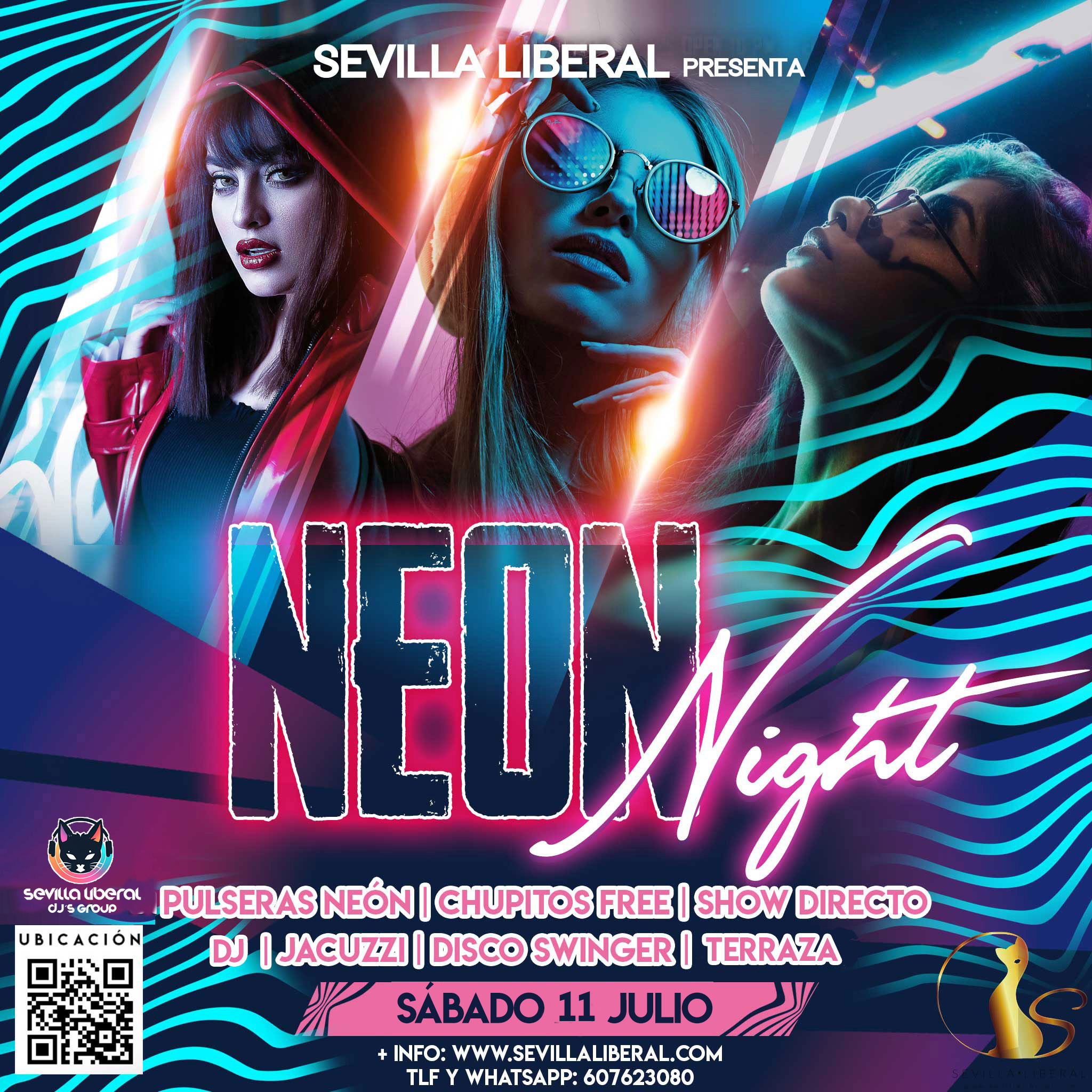 En este momento estás viendo NEÓN PARTY (LA NOCHE MÁS COLORIDA)- SÁBADO 11 JULIO