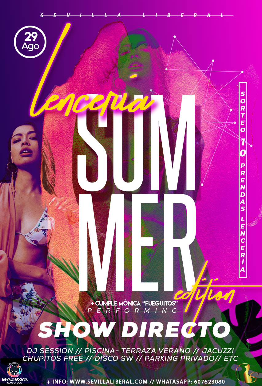 En este momento estás viendo GRAN FIESTA DE LENCERÍA…SUMMER EDITION 2026- SÁBADO 29 AGOSTO