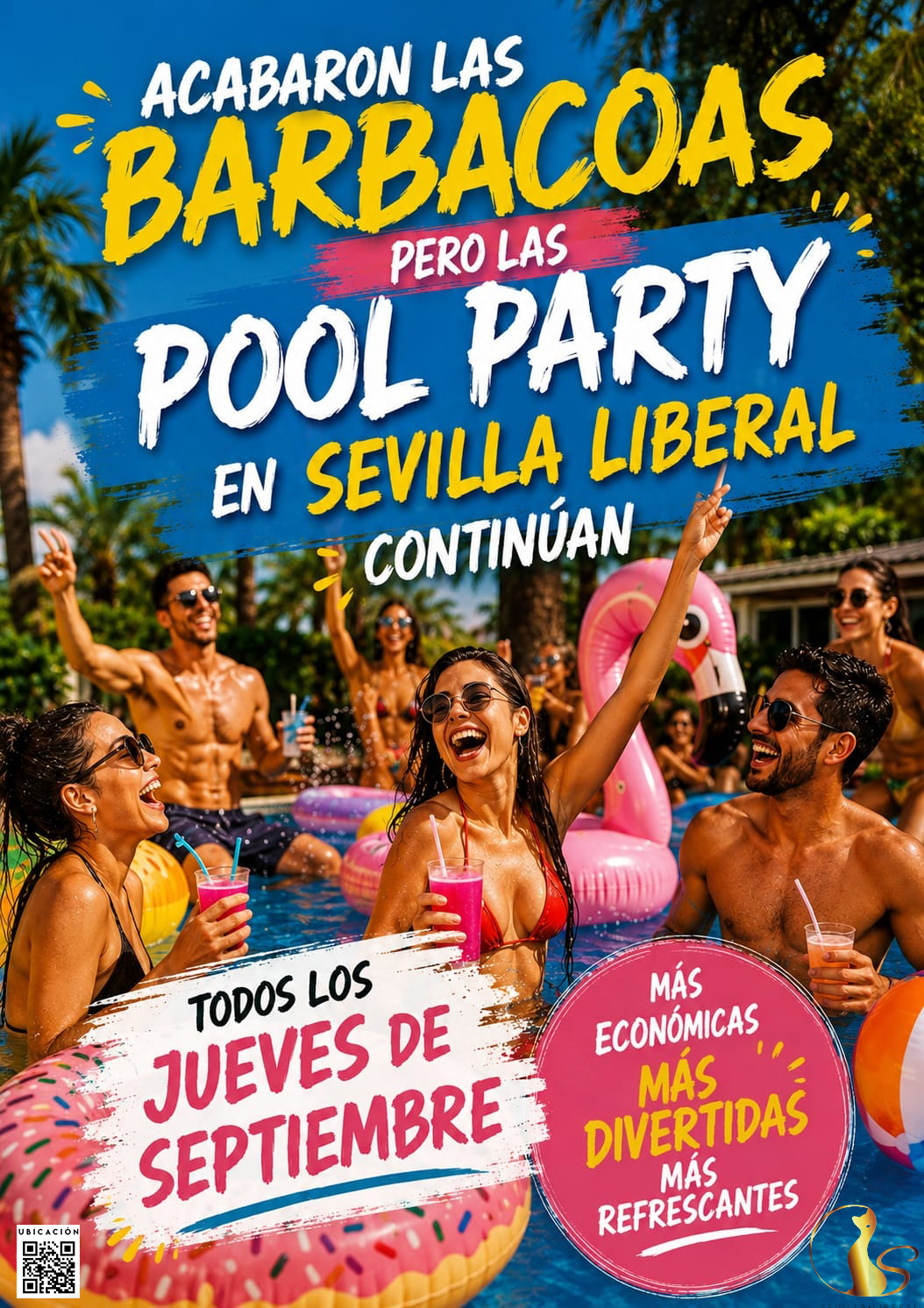 Lee más sobre el artículo TODOS LOS JUEVES DE SEPTIEMBRE…POOL PARTY by SEVILLA LIBERAL