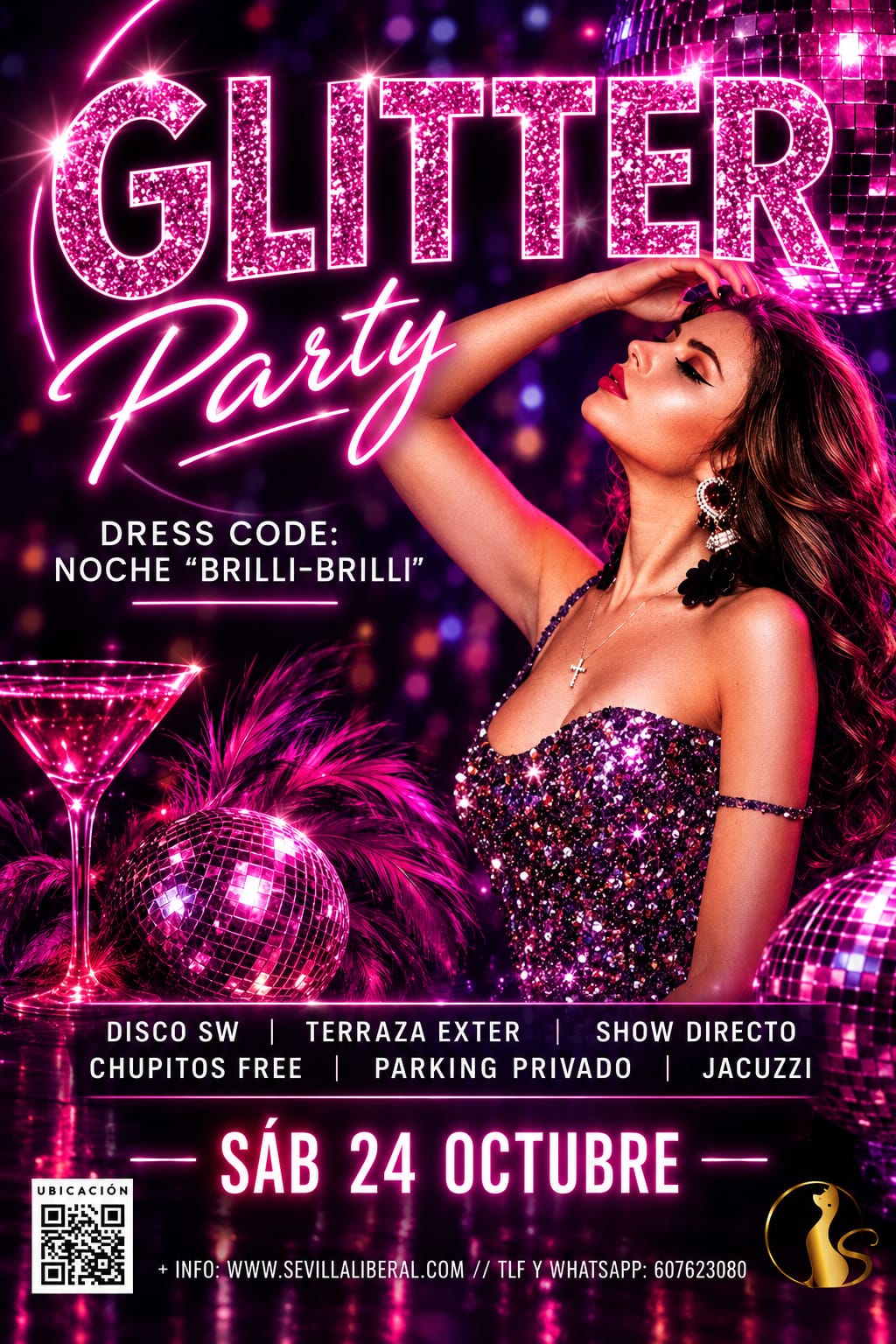 Lee más sobre el artículo GLITTER PARTY (LA NOCHE MÁS BRILLANTE)- SÁBADO 24 OCTUBRE